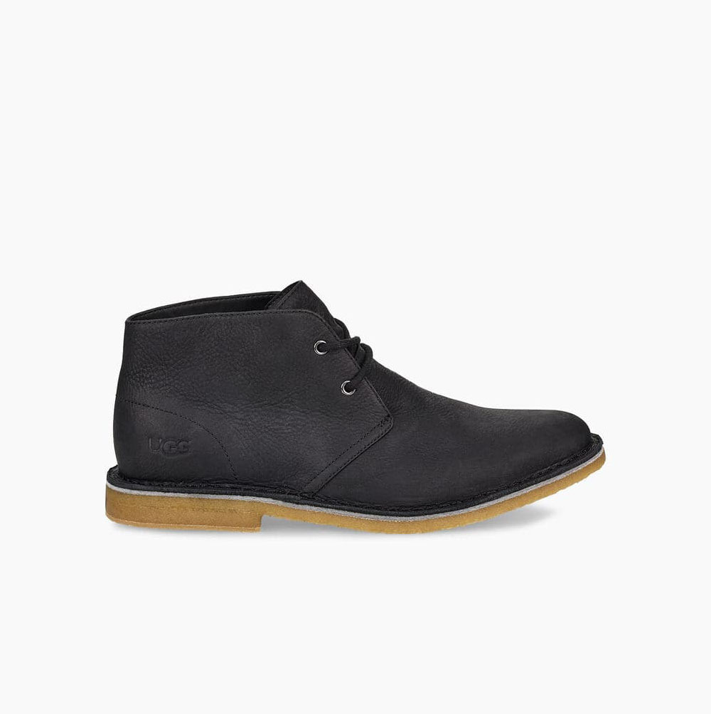 UGG Groveland Chukka Black Desert Boots for Men (AMKR23145)